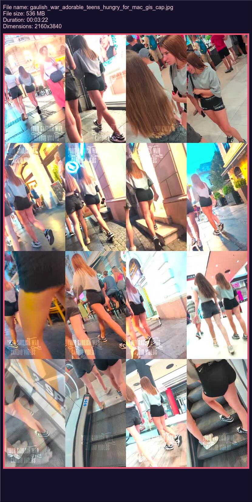 Gaulish War Adorable Teens Hungry For Mac