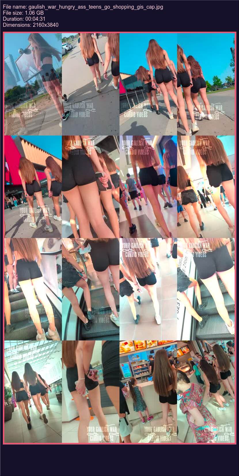 Gaulish War Hungry Ass Teens Go Shopping