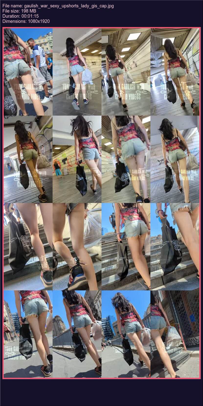 Gaulish War Sexy Upshorts Lady