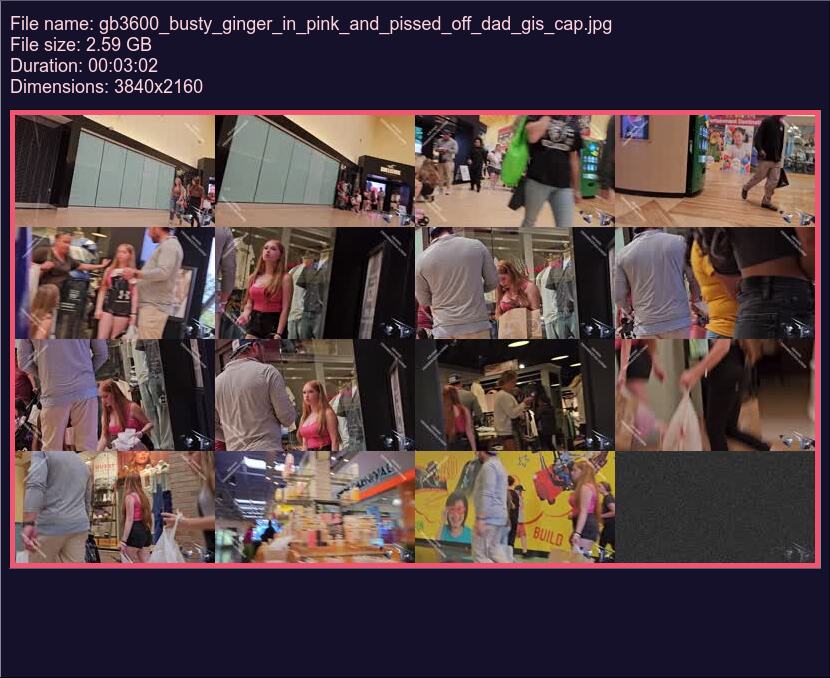 Gb 3600 Busty Ginger In Pink And Pissed Off Dad