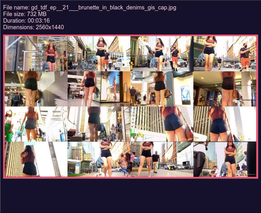 Gd Tdf Ep 21 Brunette In Black Denims