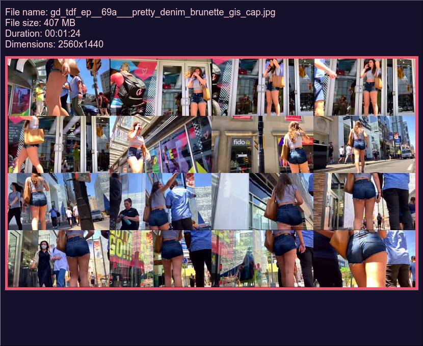 Gd Tdf Ep 69 A Pretty Denim Brunette