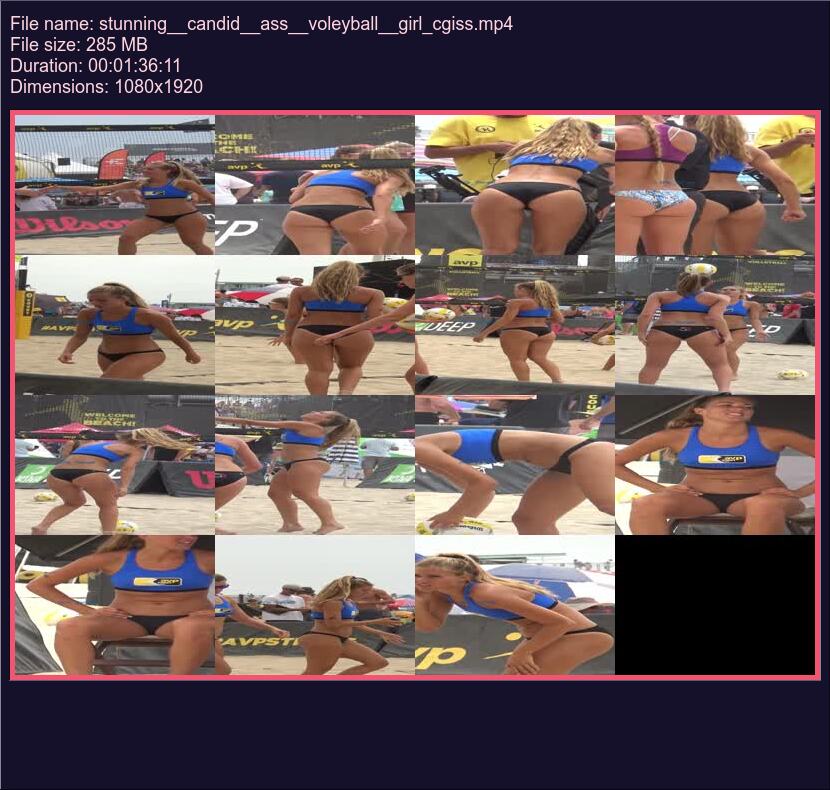 Stunning Candid Ass Voleyball Girl