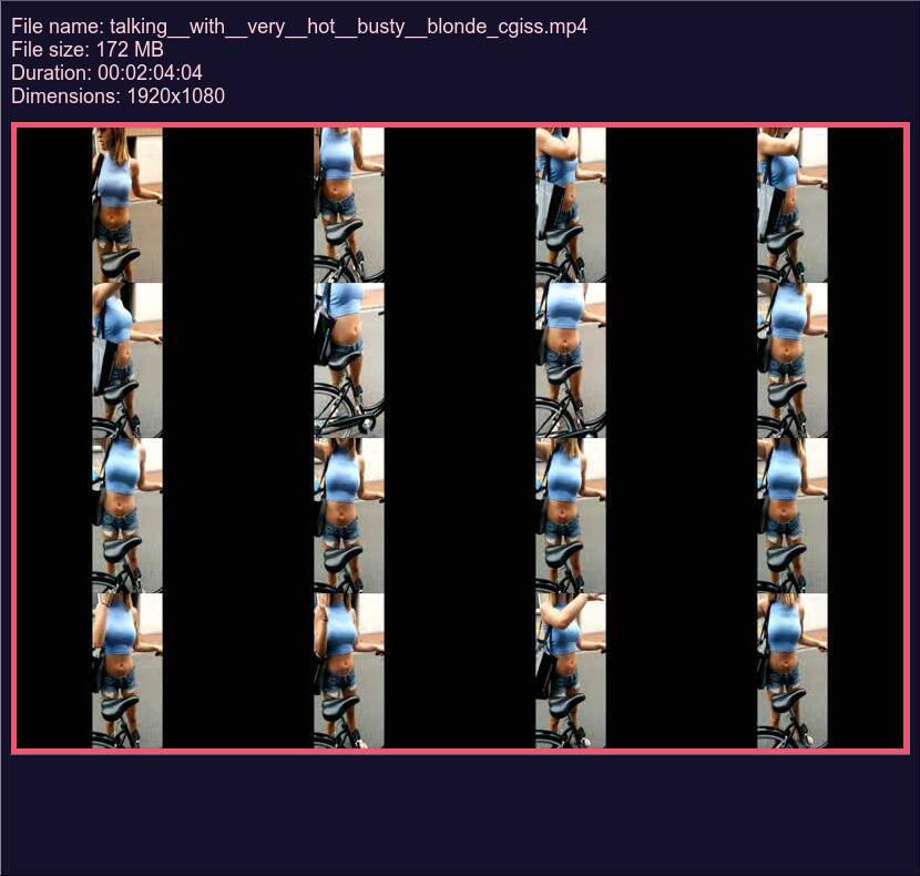 Talking With Very Hot Busty Blonde