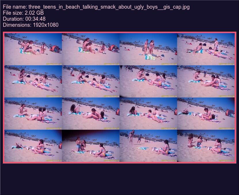 three_teens_in_beach_talking_smack_about_ugly_boys__gis