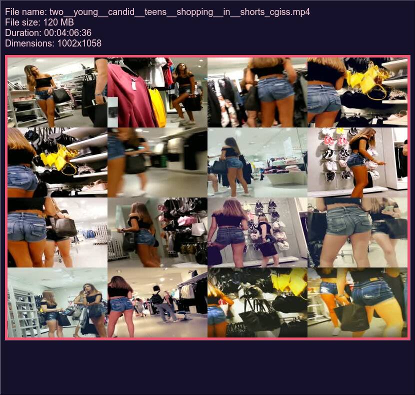 two__young__candid__teens__shopping__in__shorts_cgiss