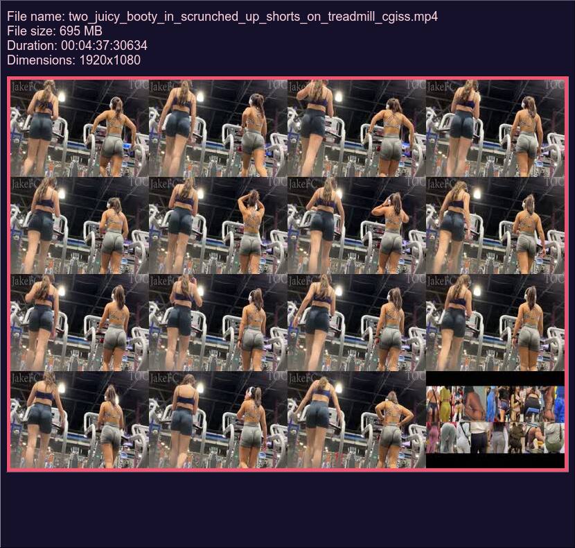 two_juicy_booty_in_scrunched_up_shorts_on_treadmill_cgiss