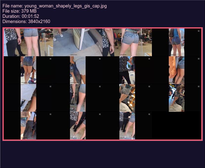 Young Woman Shapely Legs