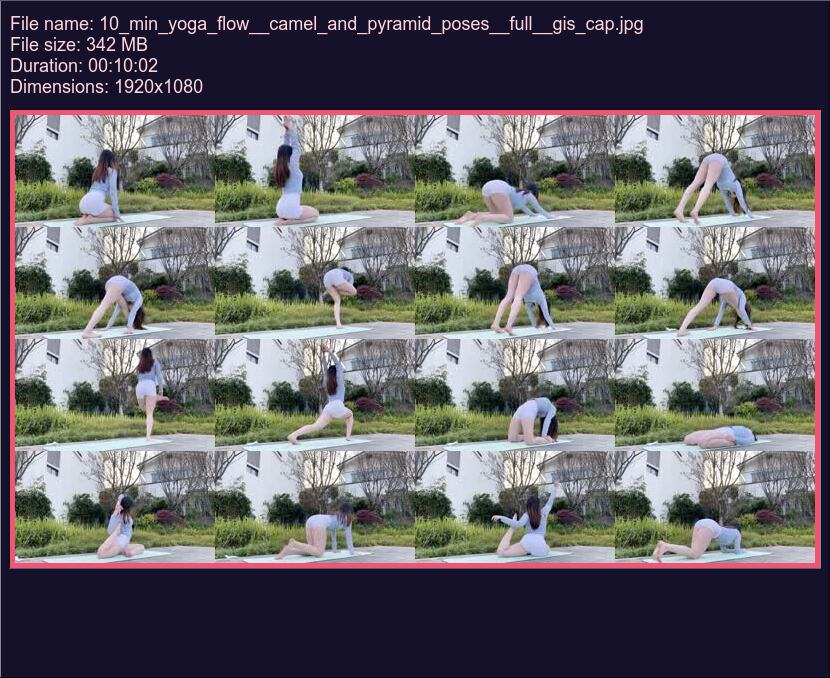 10 Min Yoga Flow Camel And Pyramid Poses Full