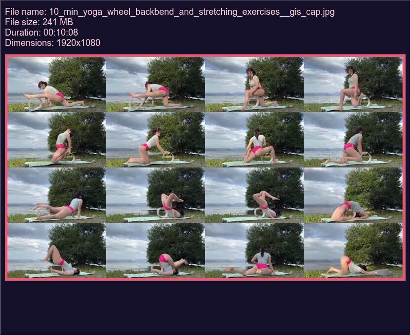 10 Min Yoga Wheel Backbend And Stretching Exercises