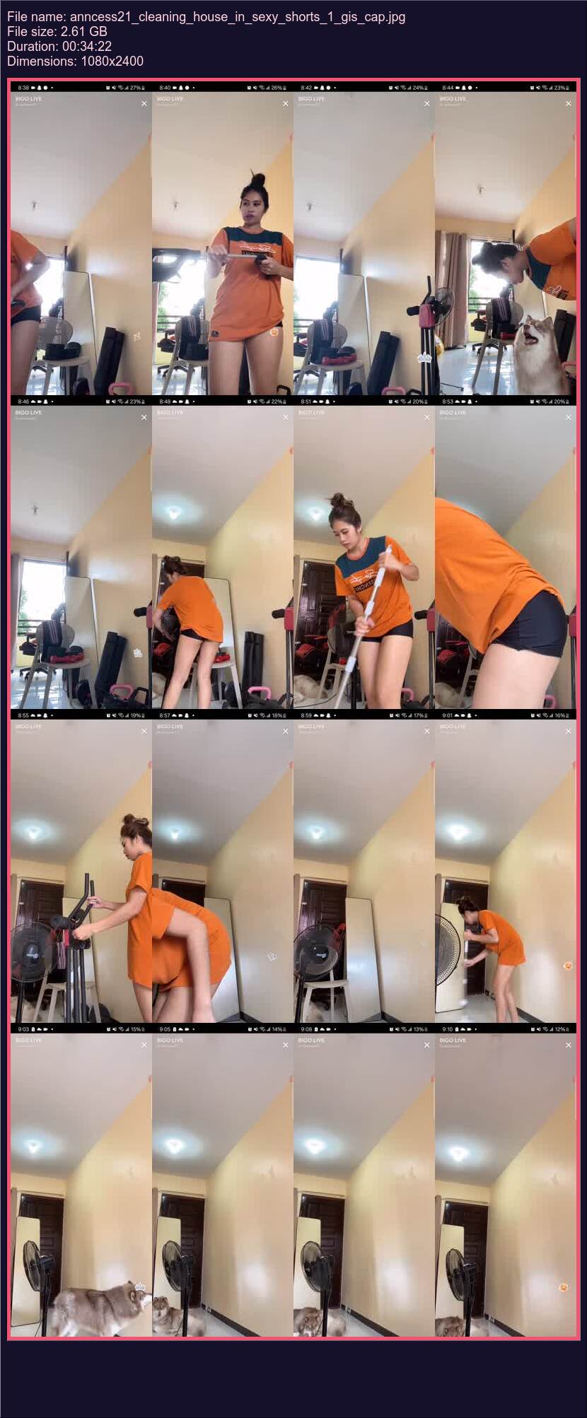Anncess 21 Cleaning House In Sexy Shorts 1