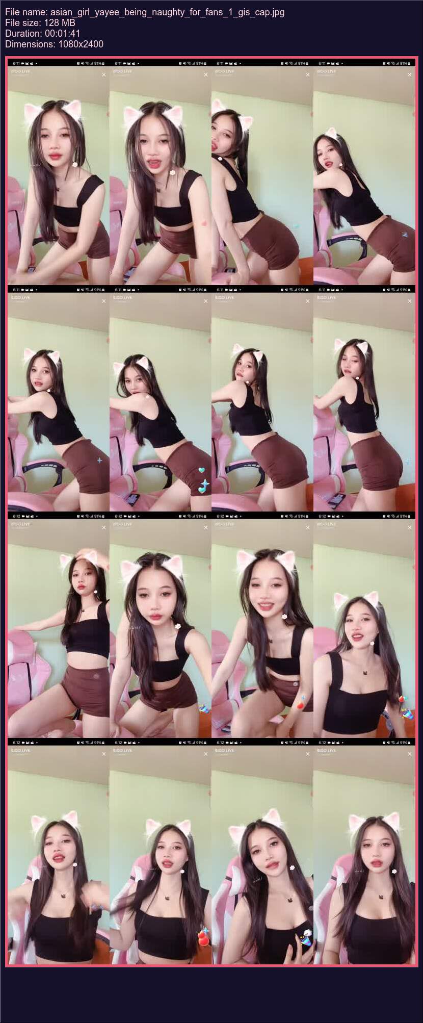 Asian Girl Yayee Being Naughty For Fans 1