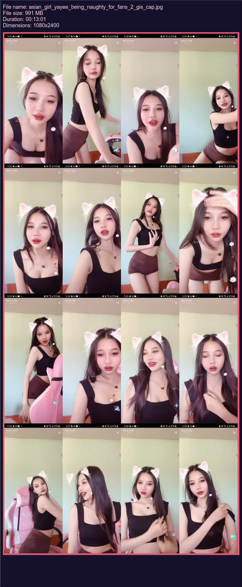 Asian Girl Yayee Being Naughty For Fans 2