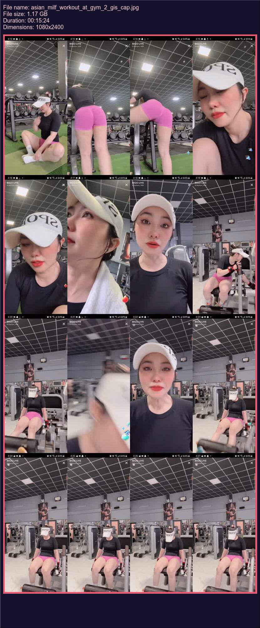 Asian Milf Workout At Gym 2