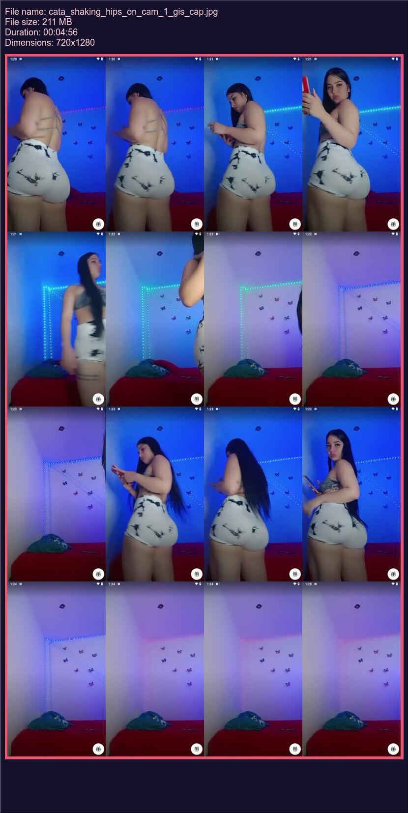 Cata Shaking Hips On Cam 1