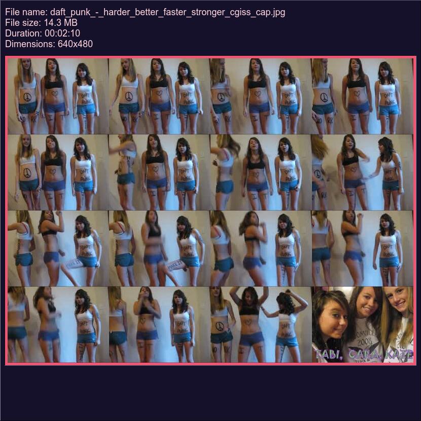 Daft Punk Harder Better Faster Stronger