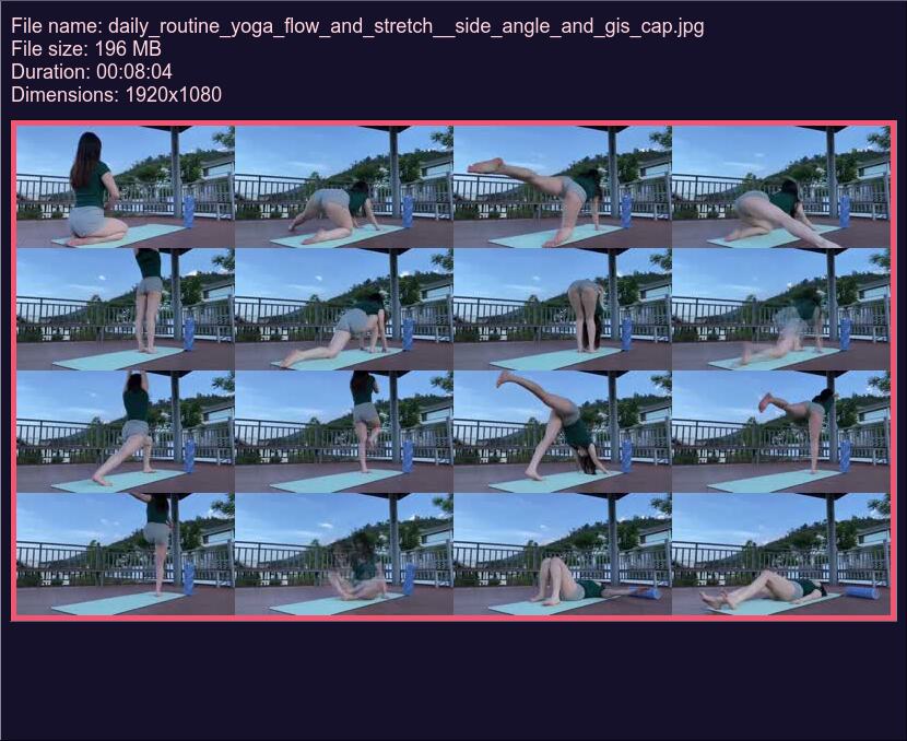 Daily Routine Yoga Flow And Stretch Side Angle And