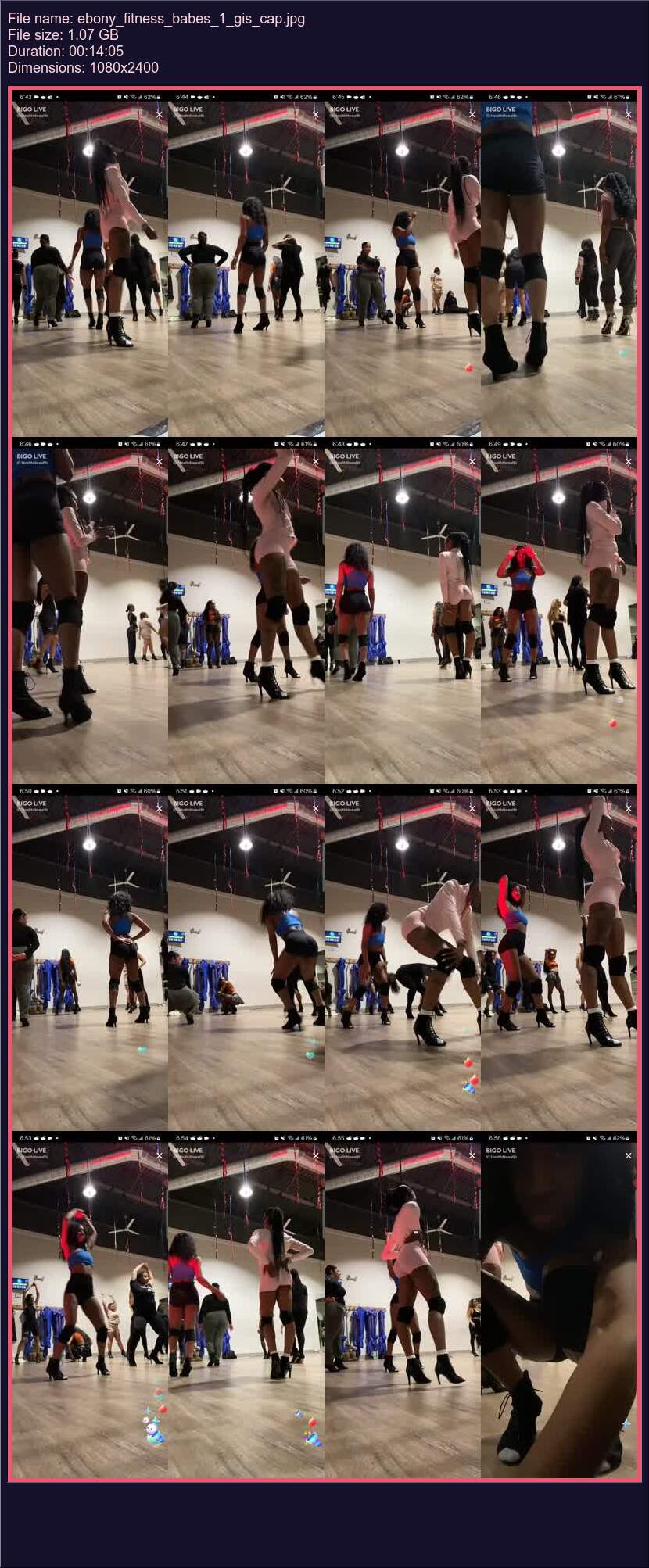 Ebony Fitness Babes 1