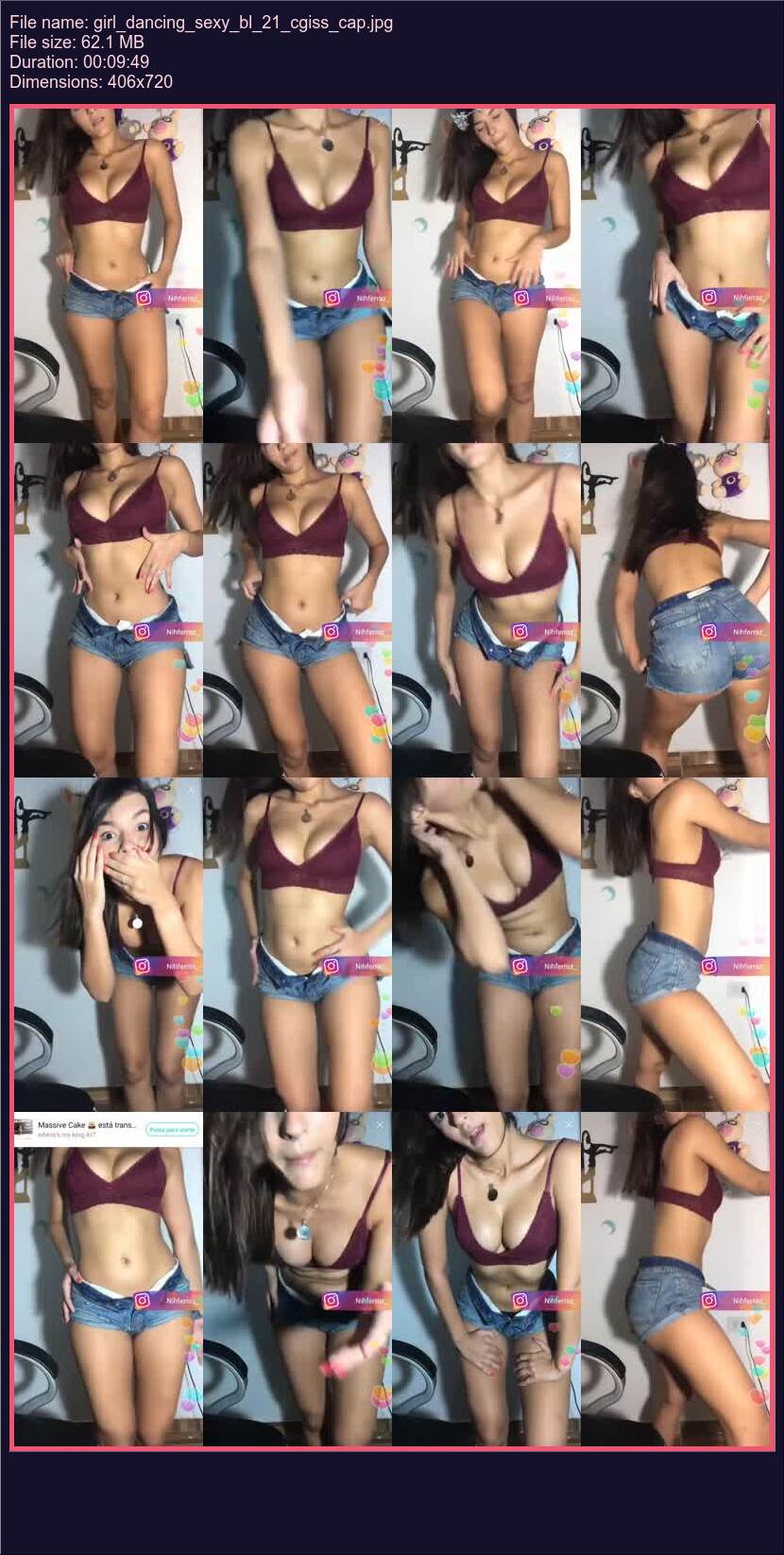 Girl Dancing Sexy Bl 21