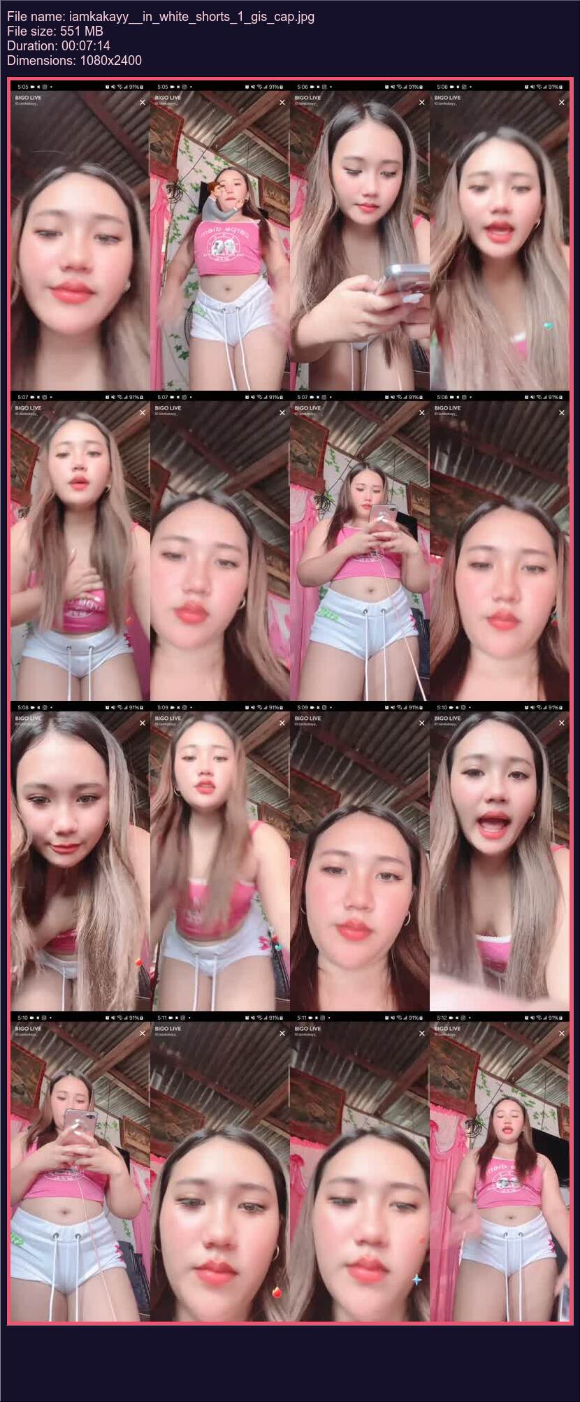 Iamkakayy In White Shorts 1