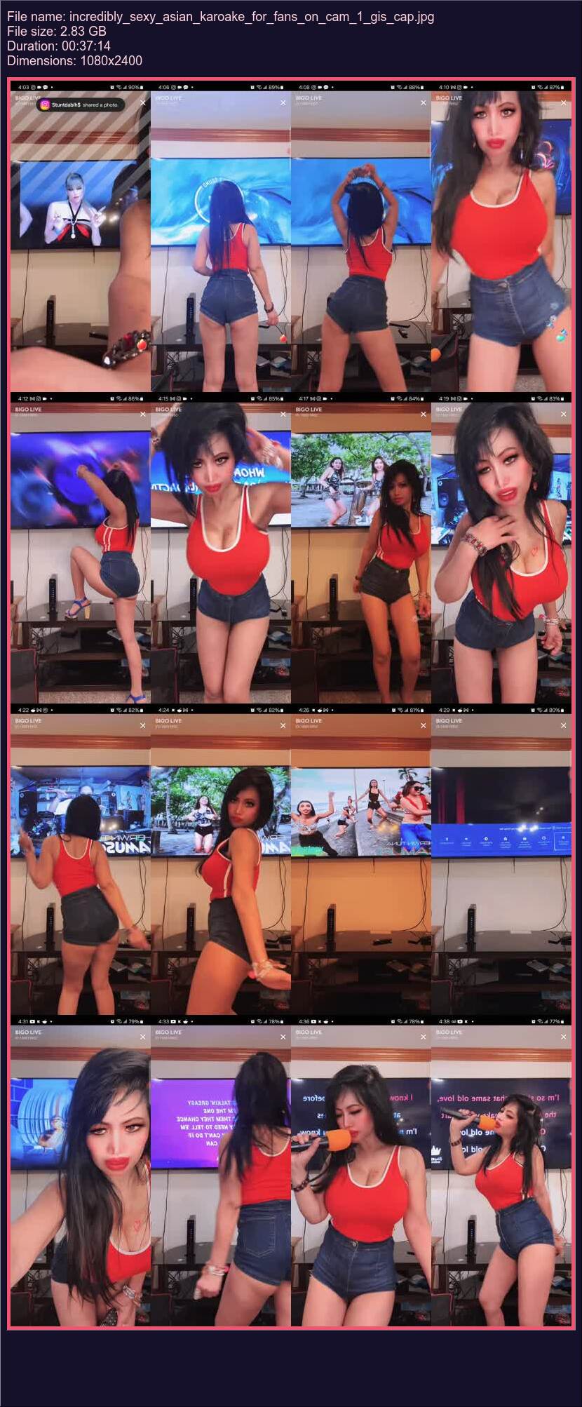 Incredibly Sexy Asian Karoake For Fans On Cam 1