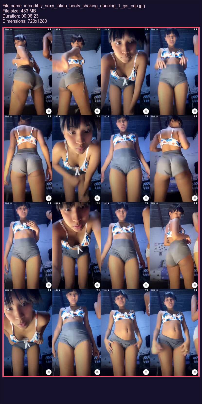 Incredibly Sexy Latina Booty Shaking Dancing 1
