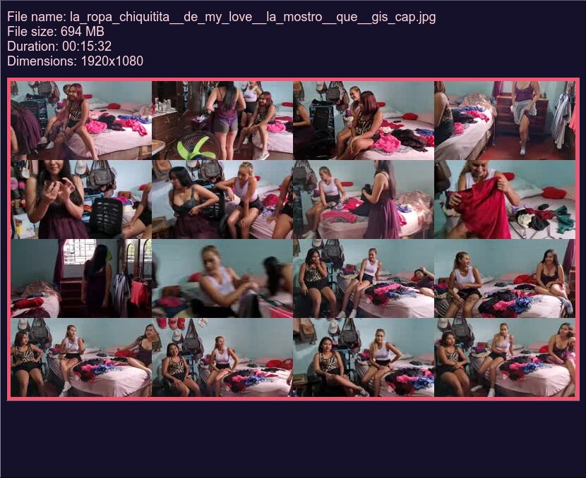 La Ropa Chiquitita De My Love La Mostro Que