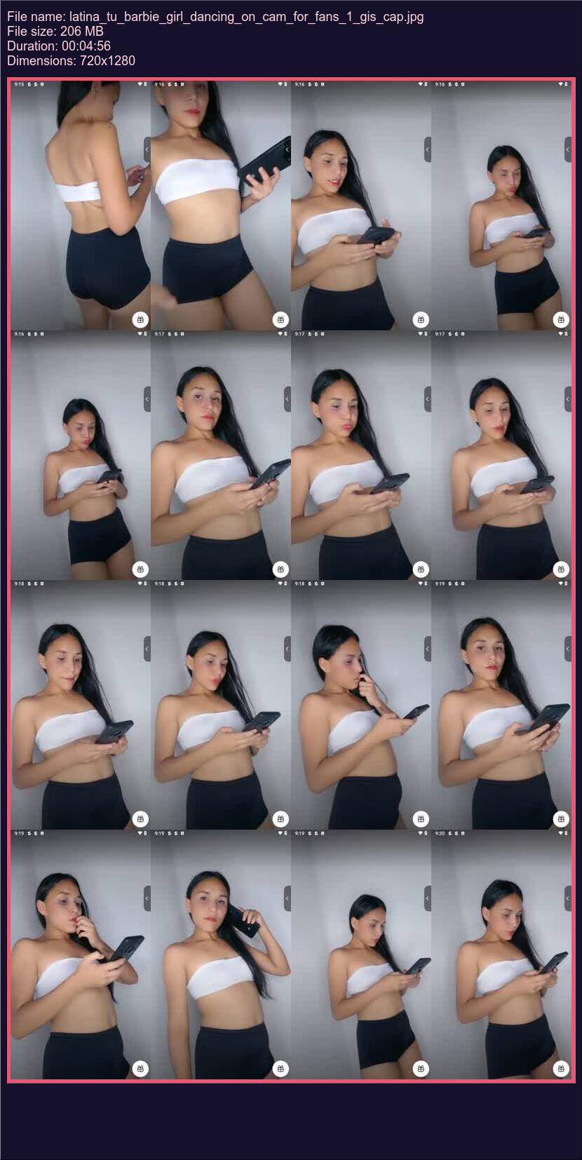 Latina Tu Barbie Girl Dancing On Cam For Fans 1