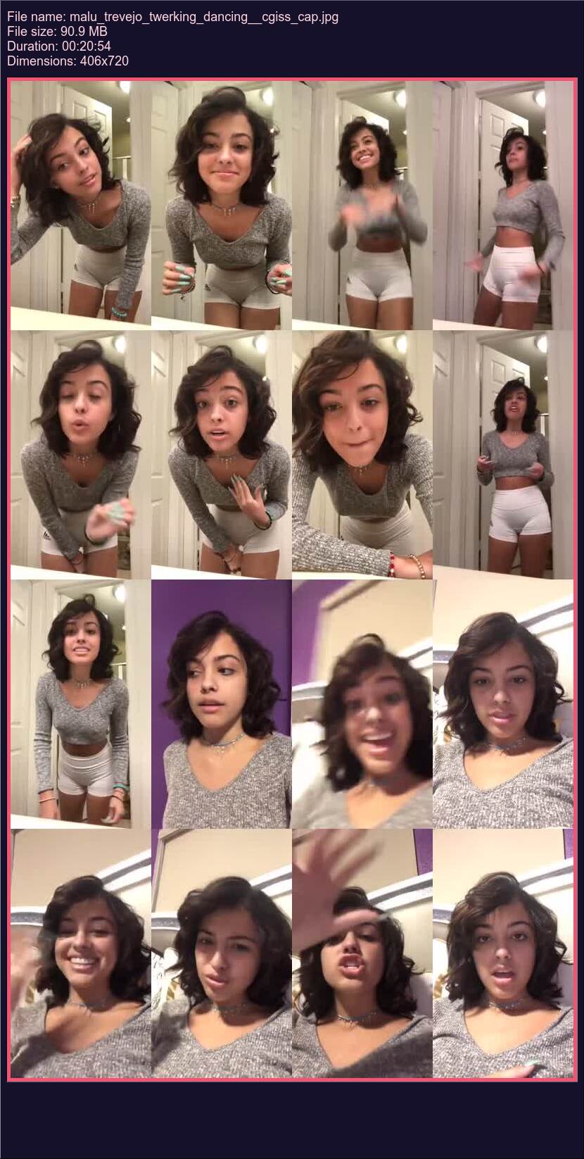 Malu Trevejo Twerking Dancing