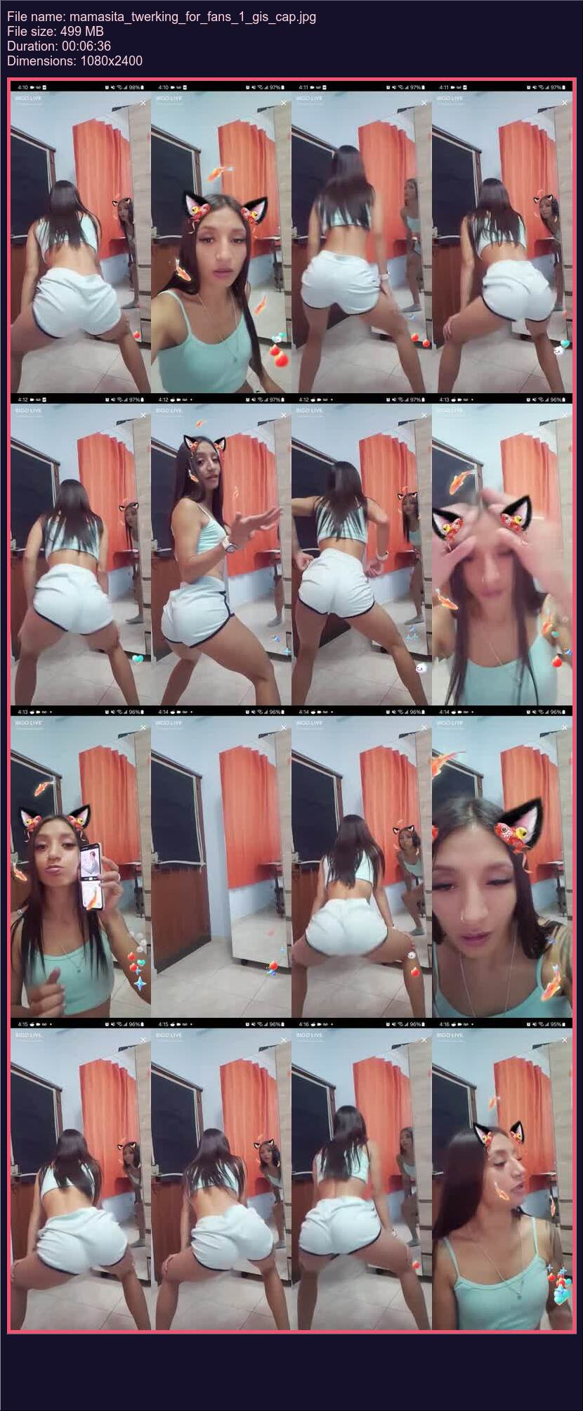 Mamasita Twerking For Fans 1