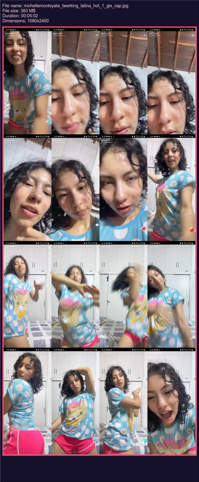 Michellemontoyata Twerking Latina Hot 1