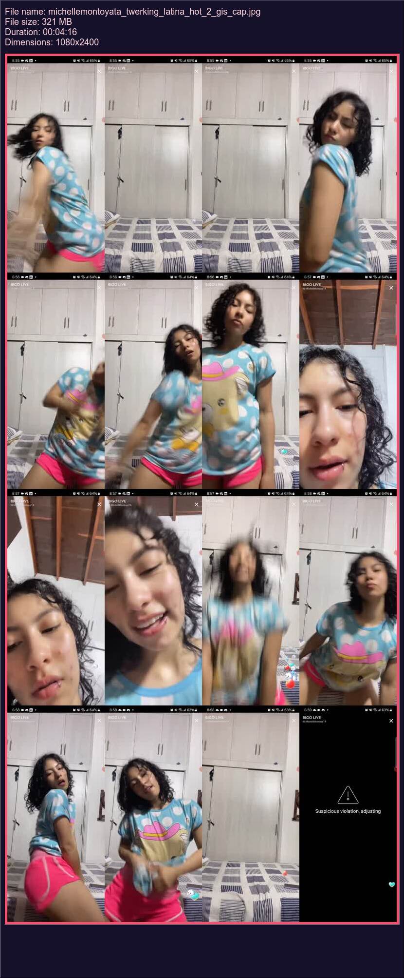 Michellemontoyata Twerking Latina Hot 2