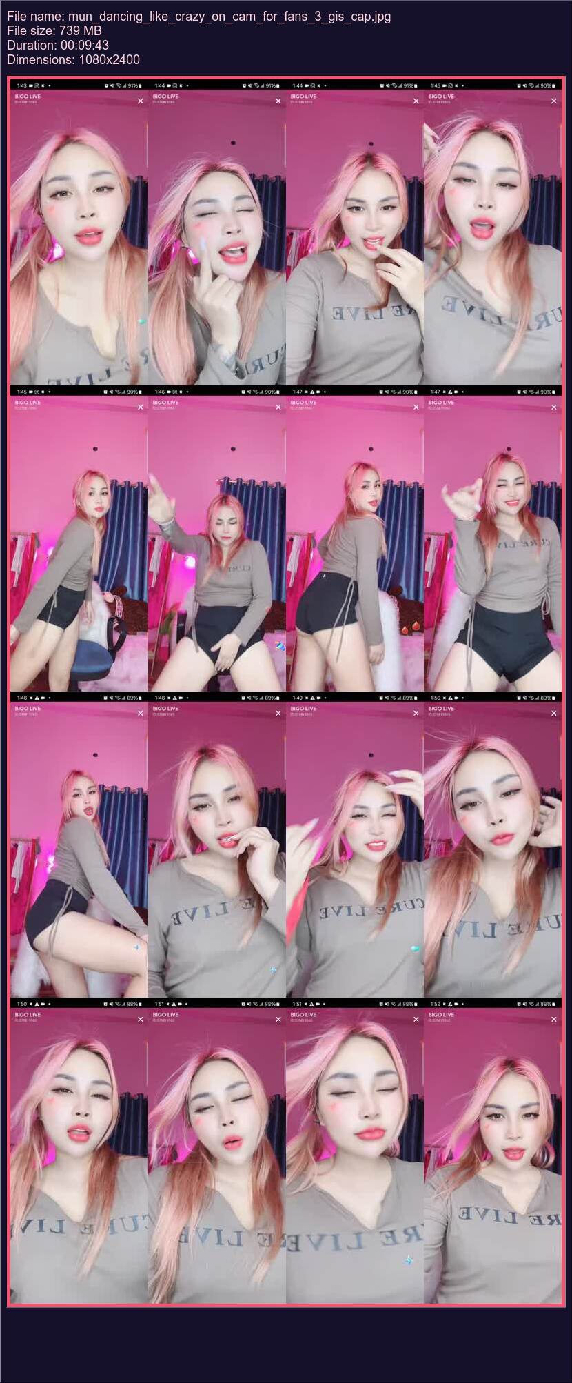 Mun Dancing Like Crazy On Cam For Fans 3