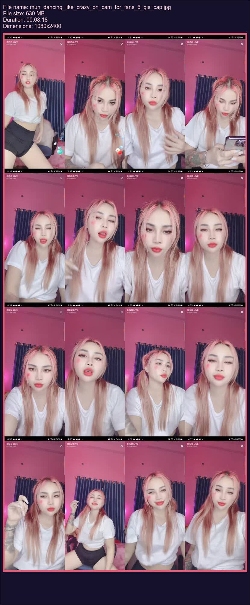 Mun Dancing Like Crazy On Cam For Fans 6