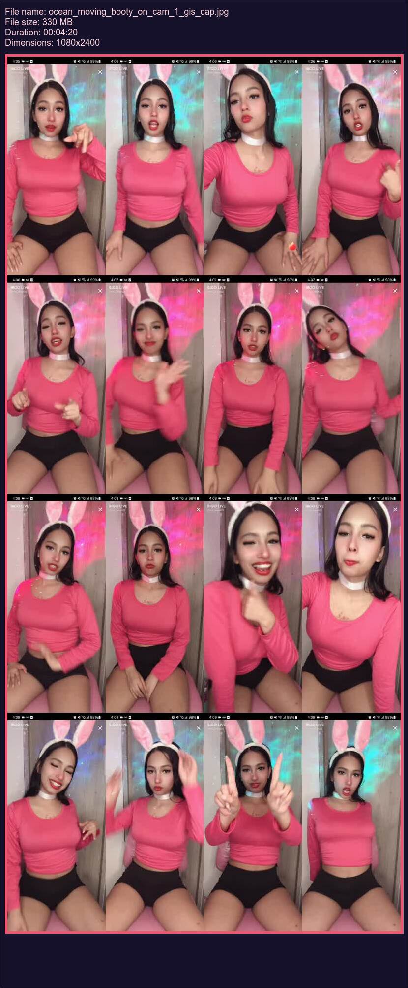 Ocean Moving Booty On Cam 1