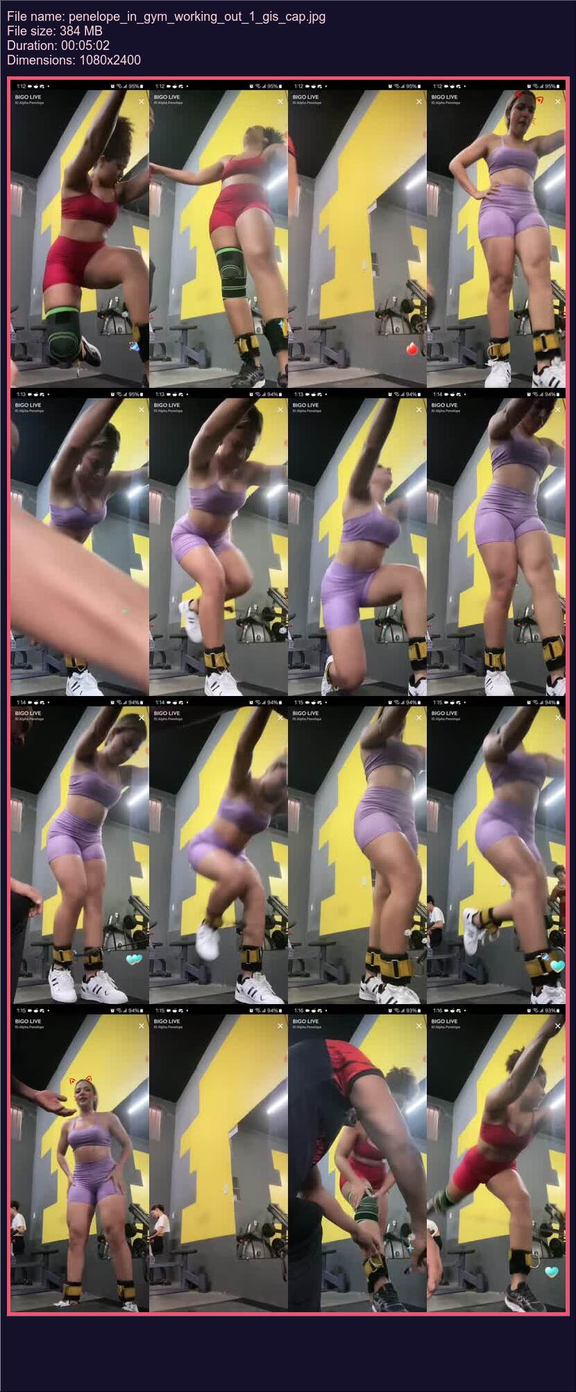 Penelope In Gym Working Out 1