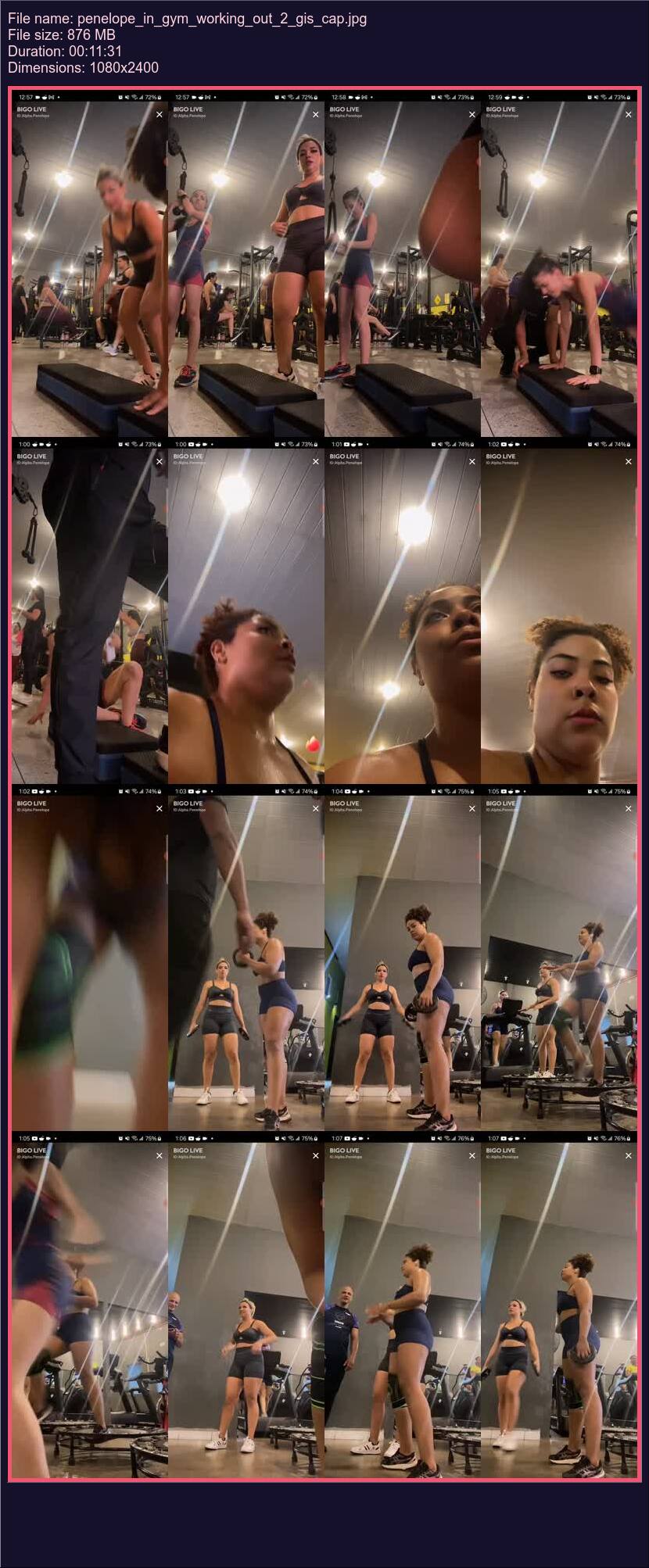 Penelope In Gym Working Out 2