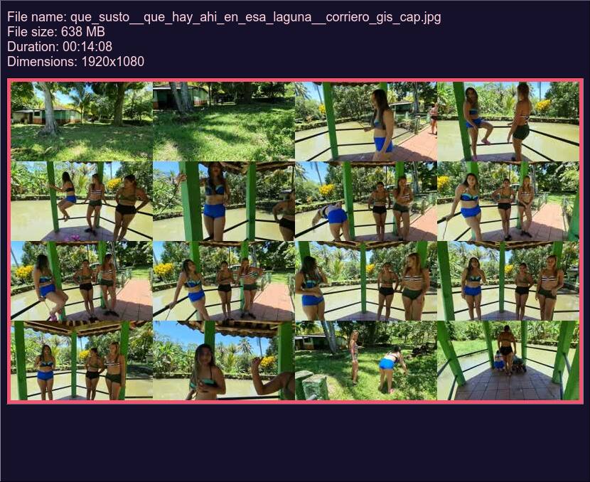 Que Susto Que Hay Ahi En Esa Laguna Corriero