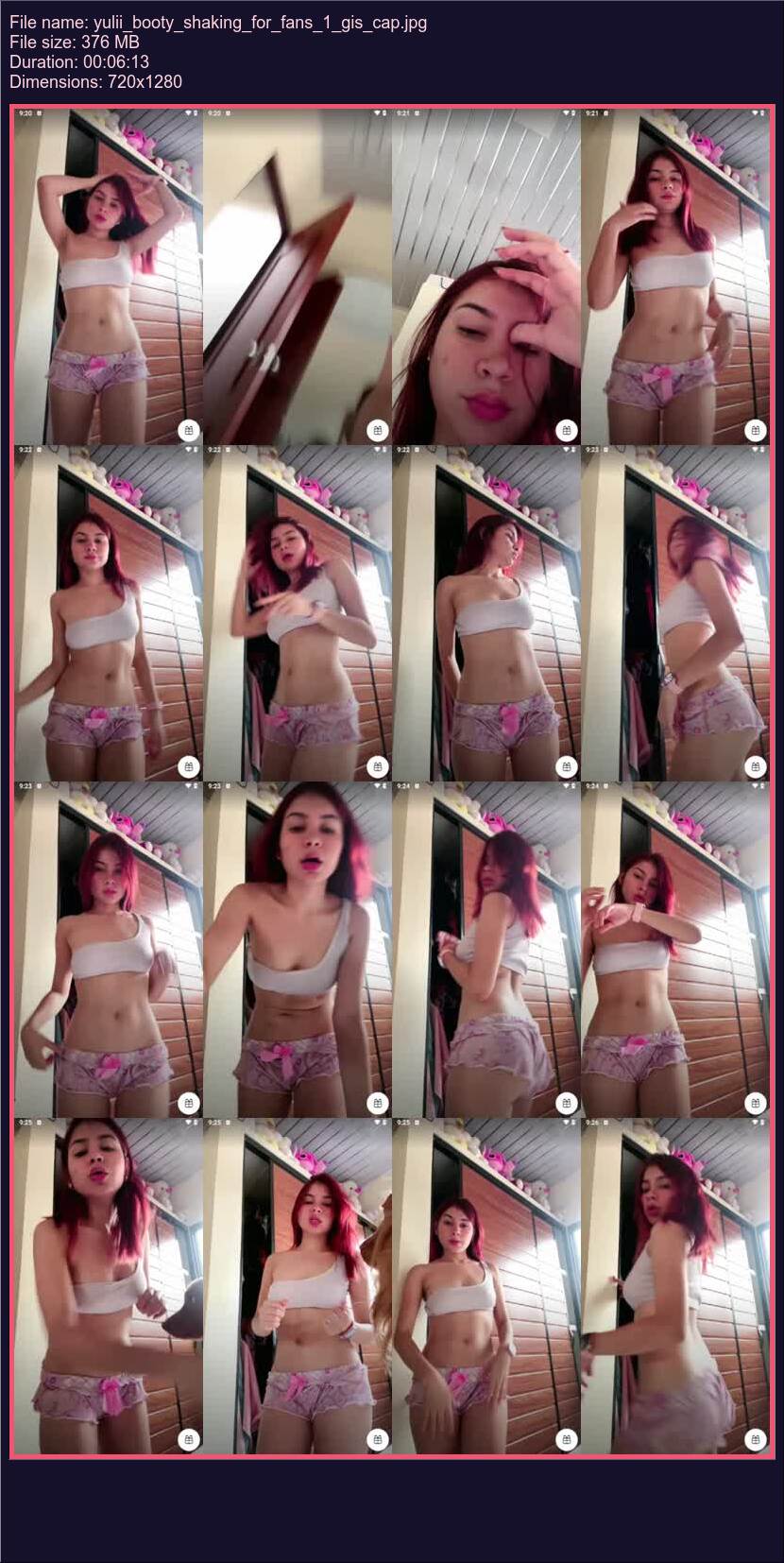 Yulii Booty Shaking For Fans 1