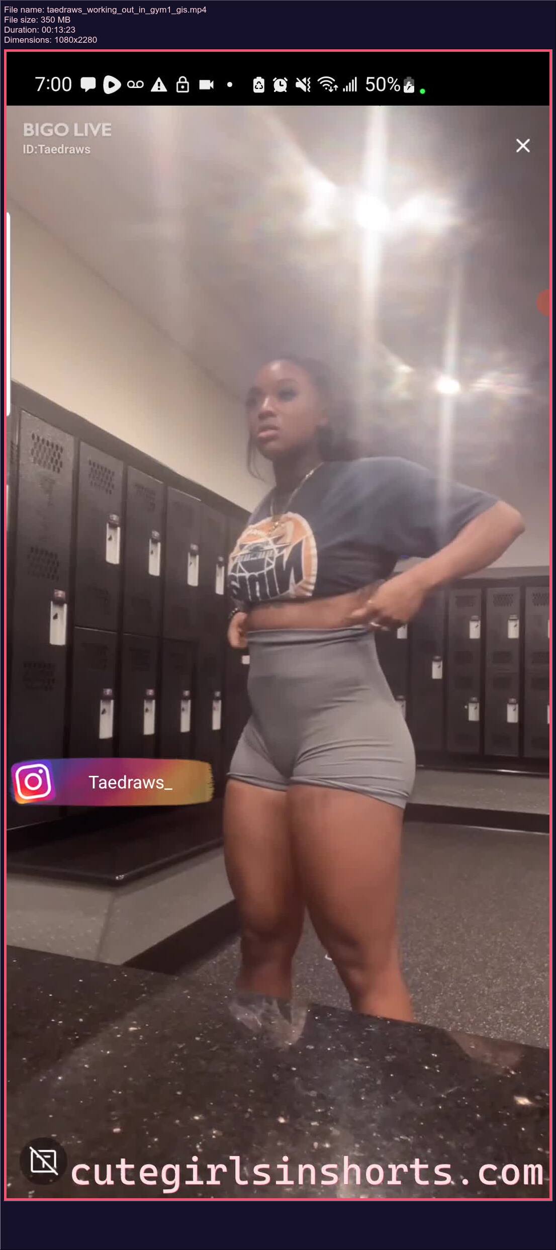 Taedraws Working Out In Gym 1