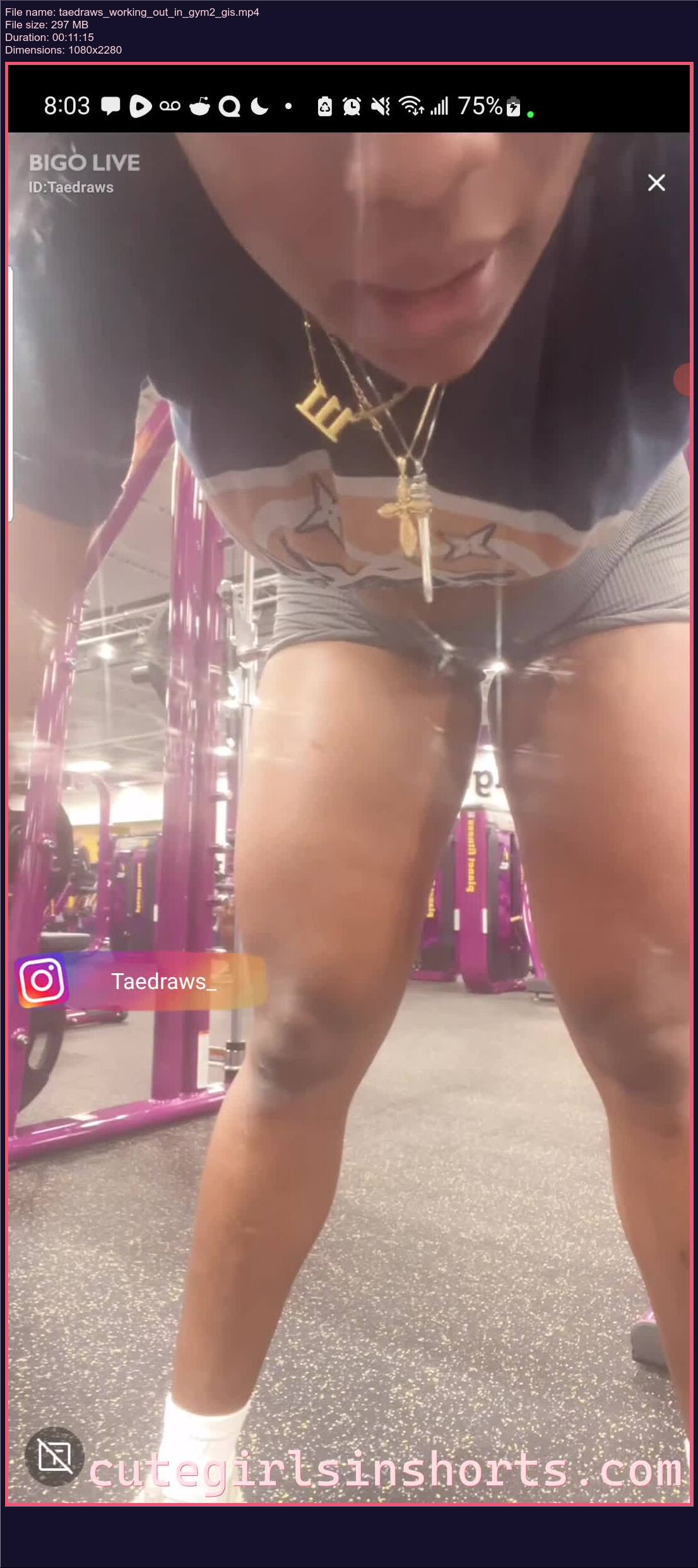 Taedraws Working Out In Gym 2