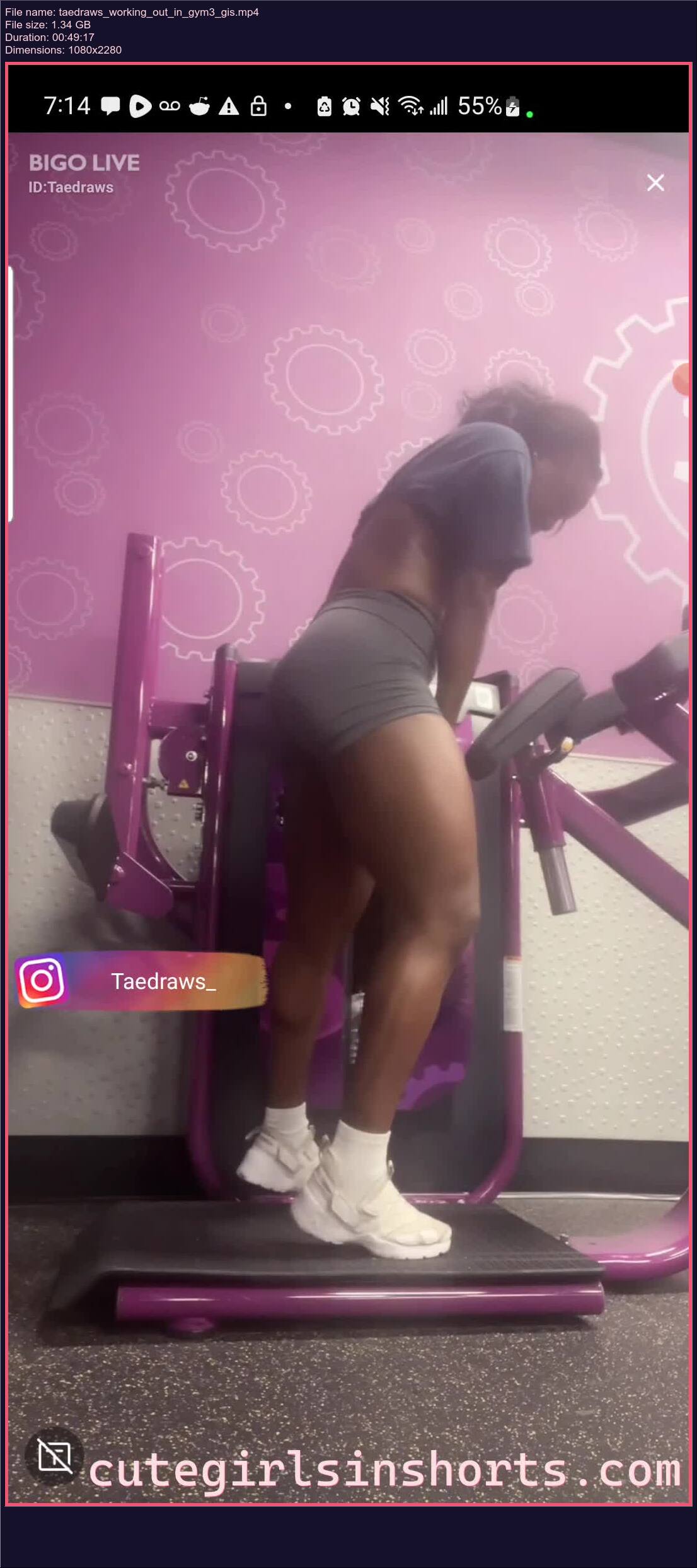 Taedraws Working Out In Gym 3