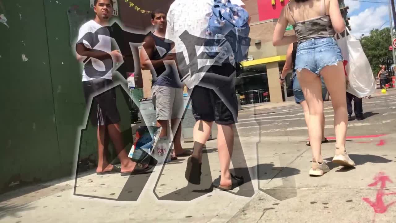 Teen Upshorts Voyeur Street
