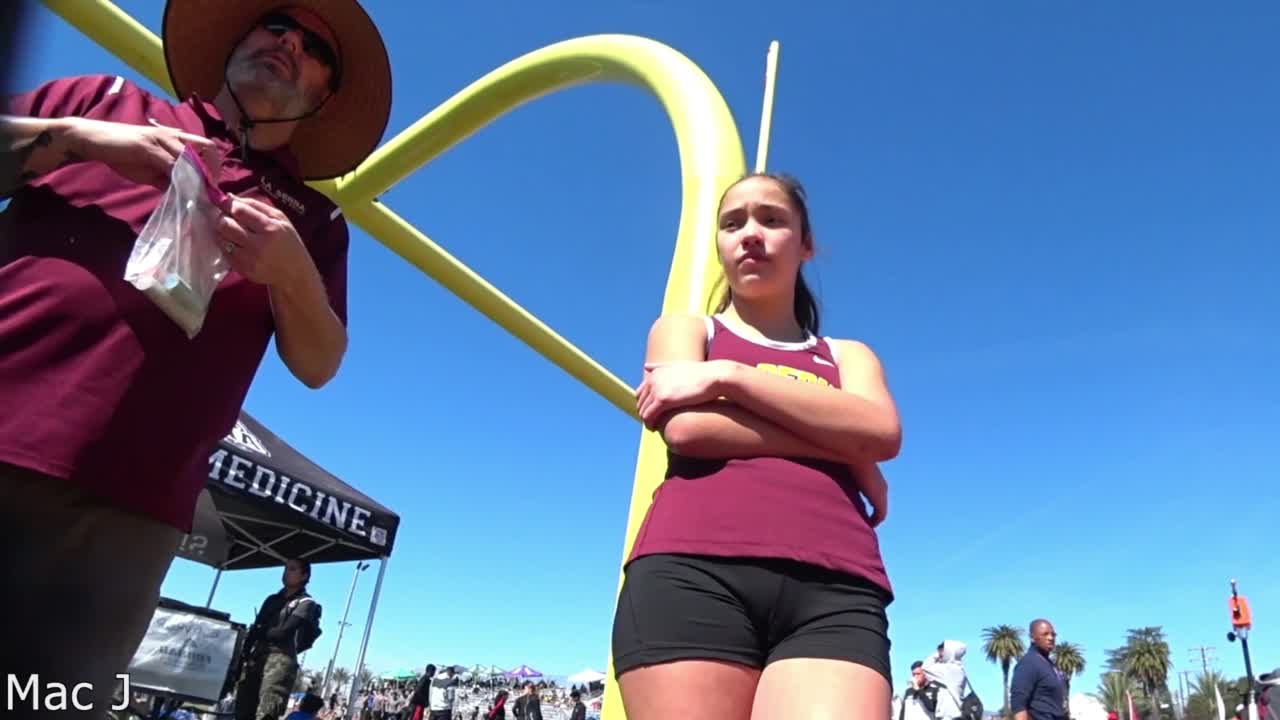 Track Teen Brunette And Friends