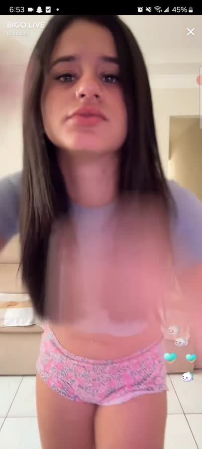 Ada In Pink Shorts Twerking 1