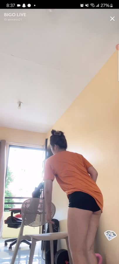 Anncess 21 Cleaning House In Sexy Shorts 1