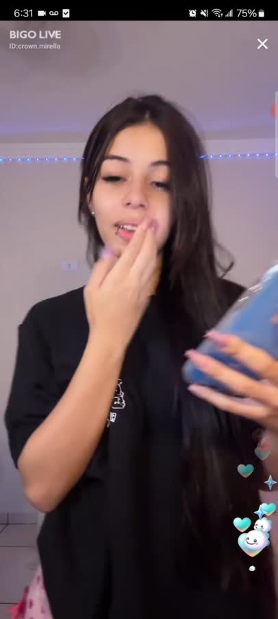 Mirella Is A Cute Sexy Teen In Pink Shorts Dancing 1