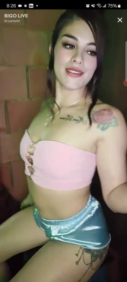 Sarita Latina Tattooed Girl Shaking Booty 2