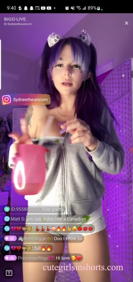 Sydneetheunicorn Cute Gal On Cam For Fans 1